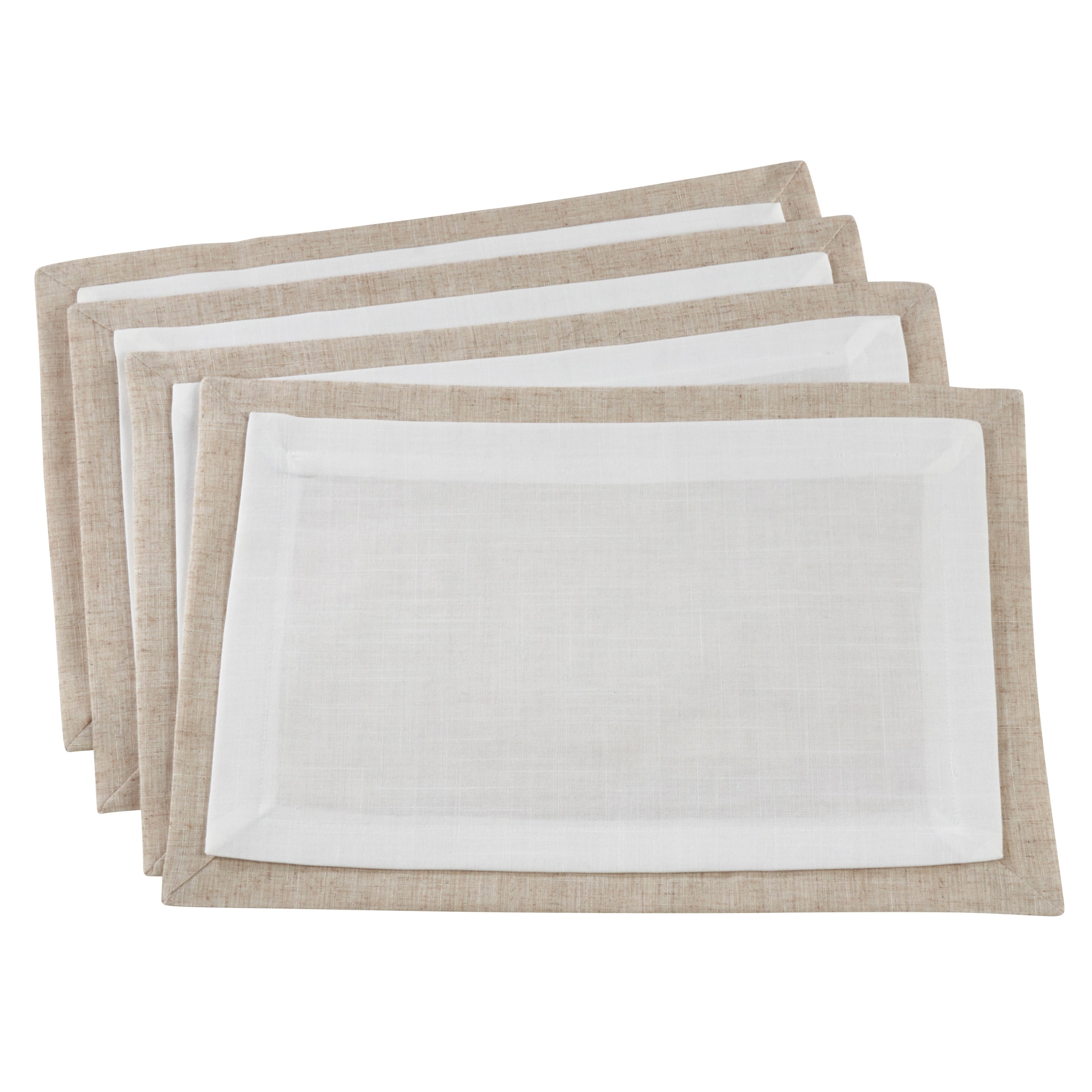 Saro Lifestyle Double Layer Placemats Set Of 4