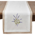 Lavender Design Double Layer Table Runner