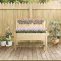 Double Level Outdoor Planter Box Vegetables And Herbs With Drainage