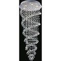 6 Light Chrome Stainless Steel Flush Mount