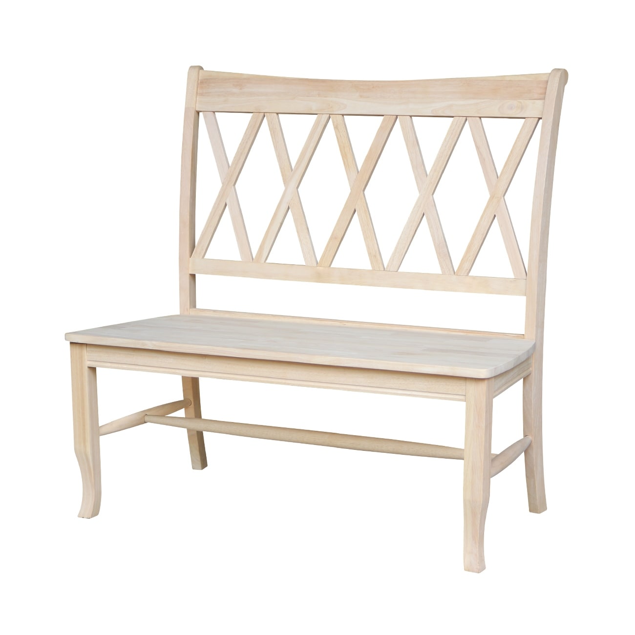 Double X Back Bench