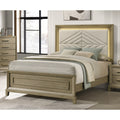 Dove Collection Upholstered Led Bed