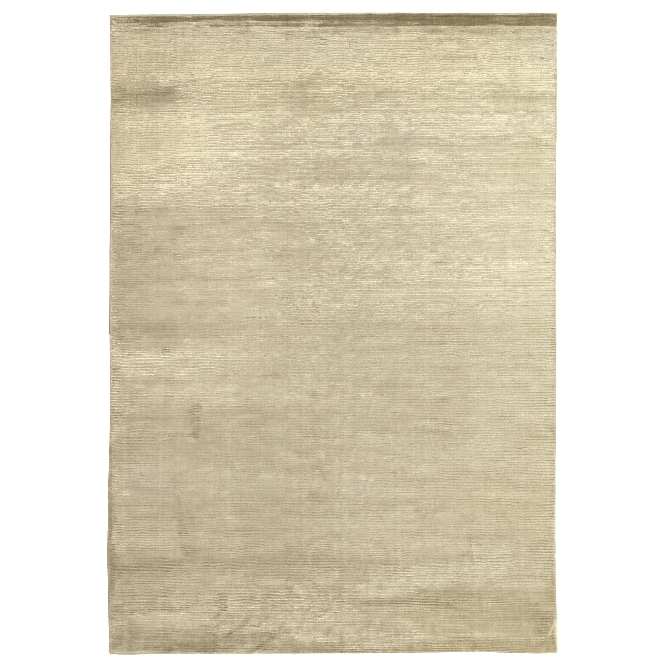 Dove Handloomed Viscose Light Beige Area Rug 10 X 14