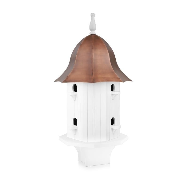Dovecote Manor Bird House Pure Copper Roof By Good Directions