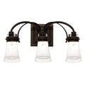Dover 3 Light 20 Bathroom Vanity Light In Antique Copper