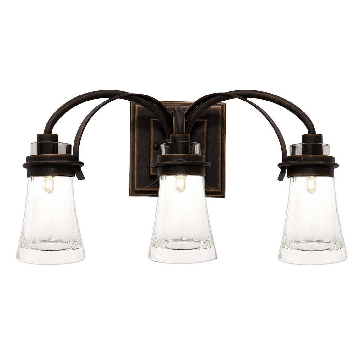 Dover 3 Light 20 Bathroom Vanity Light In Antique Copper