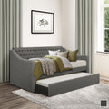 Dover Upholstered Daybed With Trundle
