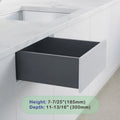 Dowell 7.3 Universal Slim Metal Drawer Sides And Slides Kit