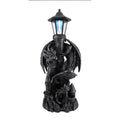 Dragon Keeper Of The Castle Light Solar Led Lantern Statue 21 X 8 X 7 Inches