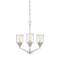 Drake 3 Light Chandelier Polished