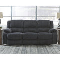 Draycoll Contemporary Reclining Sofa Slate