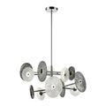 Dream Catcher 37 Inch Wide 12 Light Chandelier In Chrome 37In W X 26.5In D X 25In H