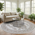 Grace Estacada Ivory Tan Indoor Outdoor Area Rug