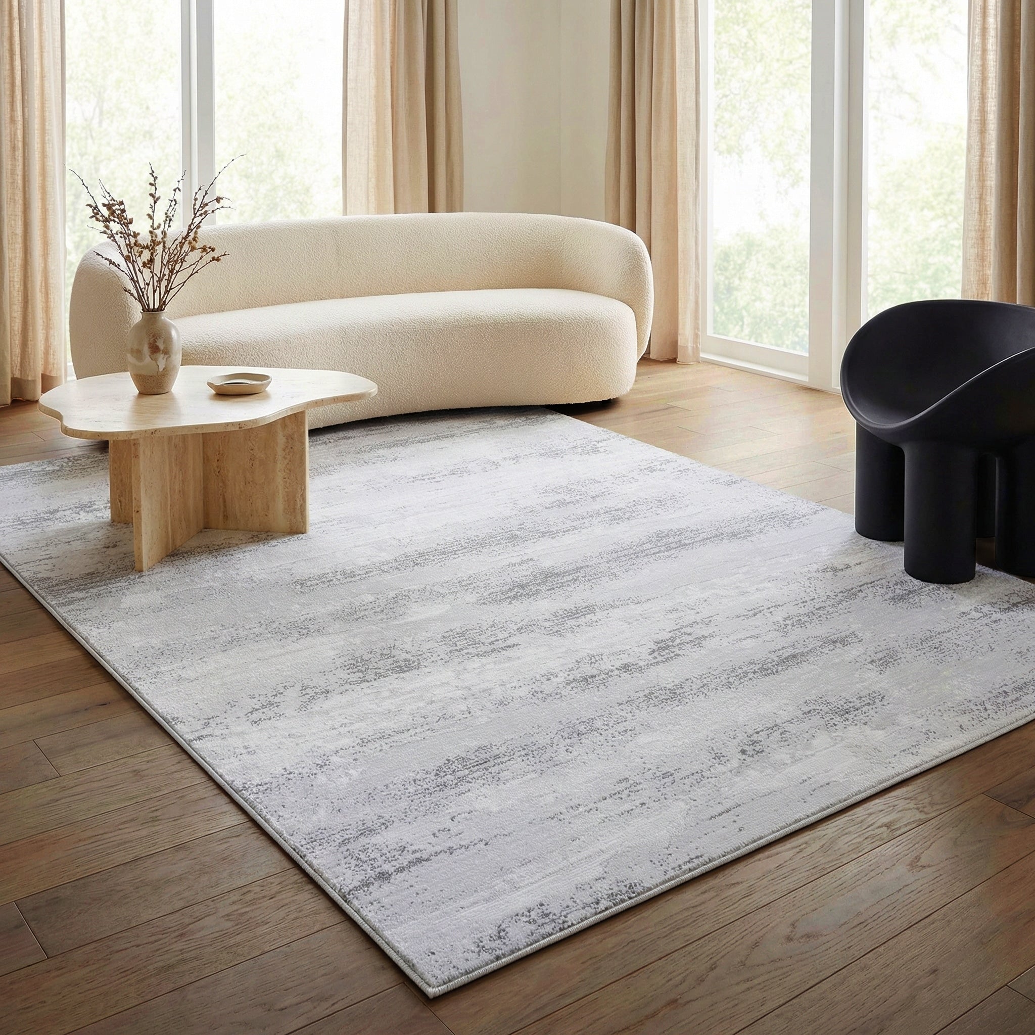 Namaste Vyara Grey Mushroom Area Rug 2 X 311