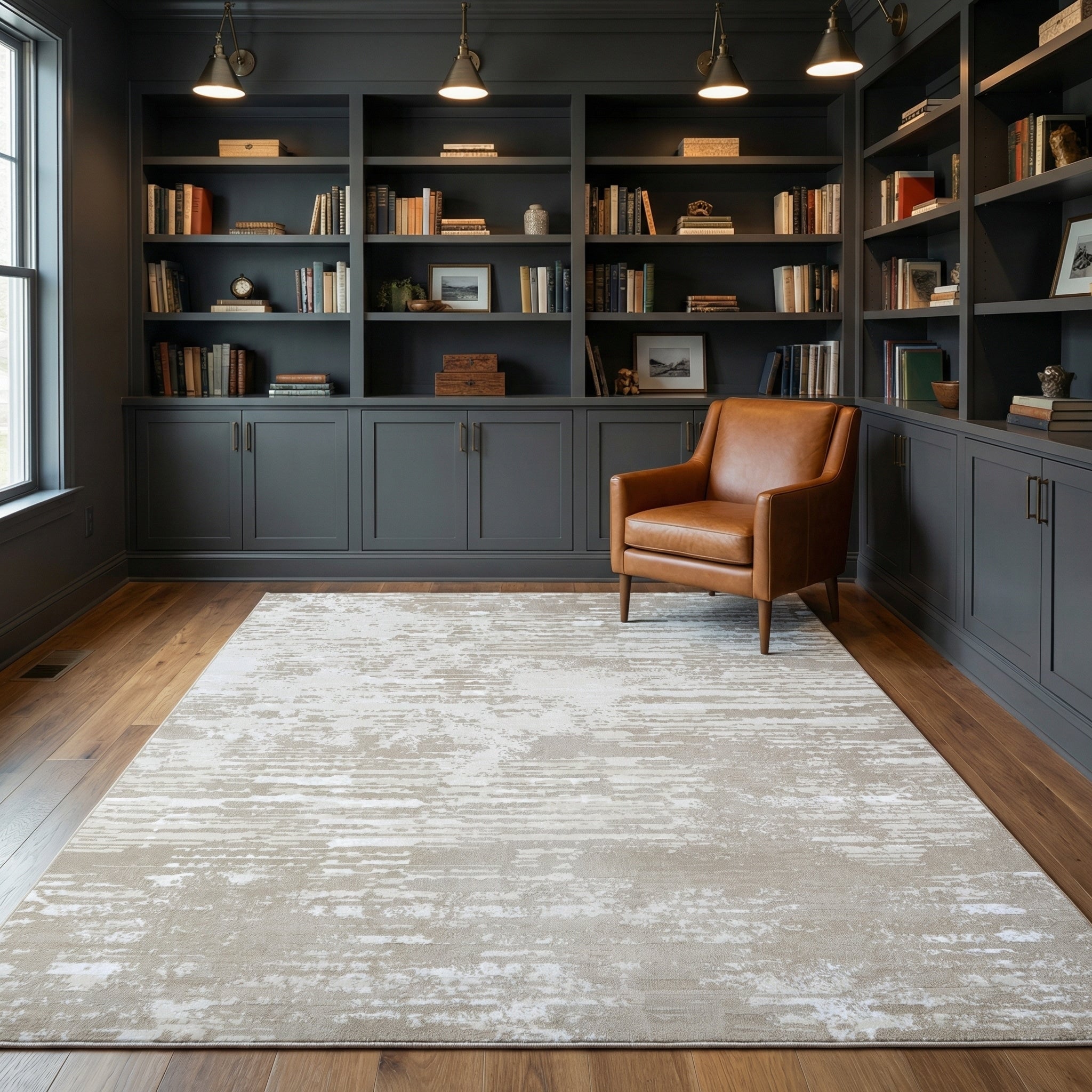 Namaste Whisper Grey Opal Area Rug 92 X 129 92 X 129