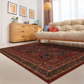 Couristan Old World Classics Kashkai Burgundy Wool Rug 910 X 139