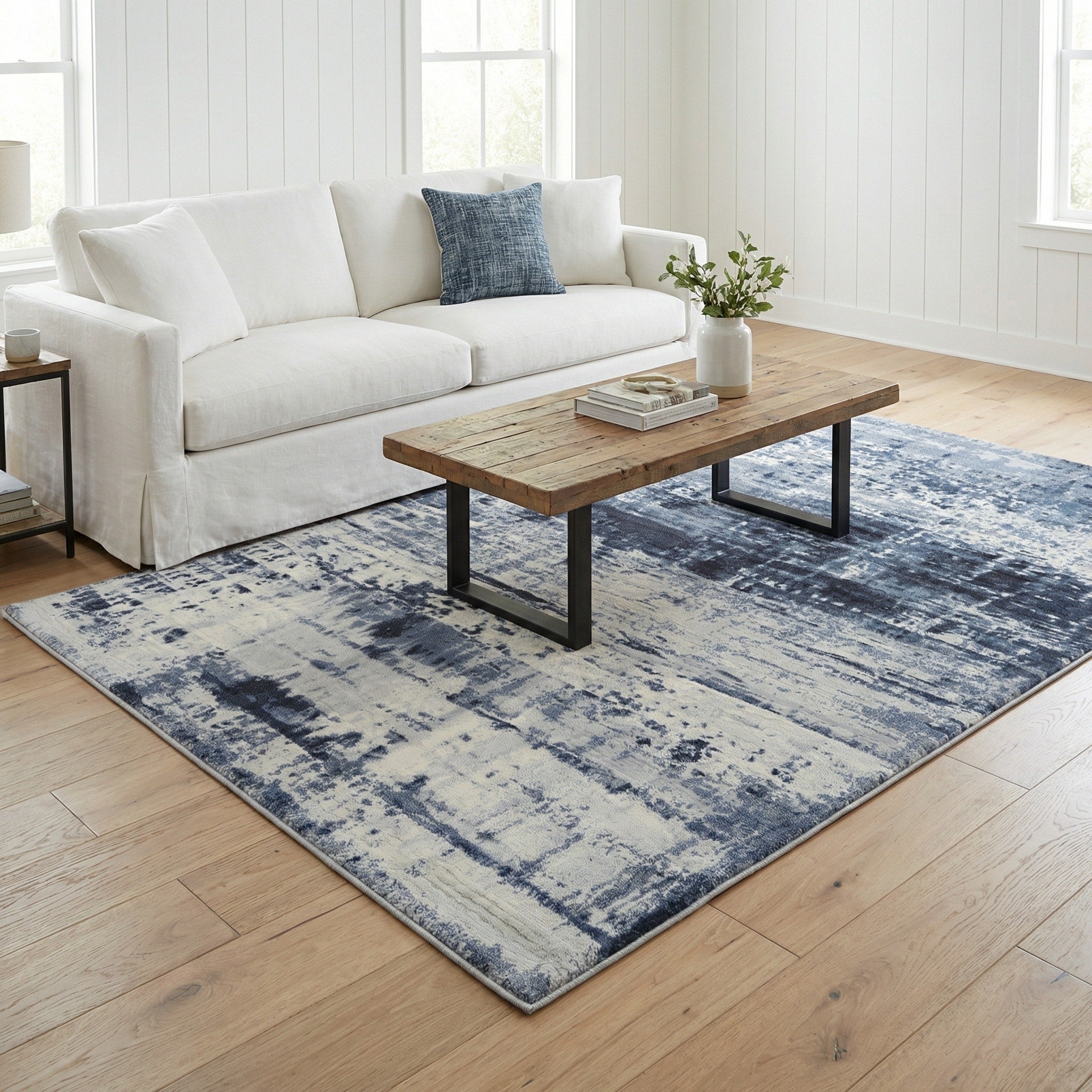 Couristan Inc Easton Abstract Mosaic Slate Area Rug 710 X 112