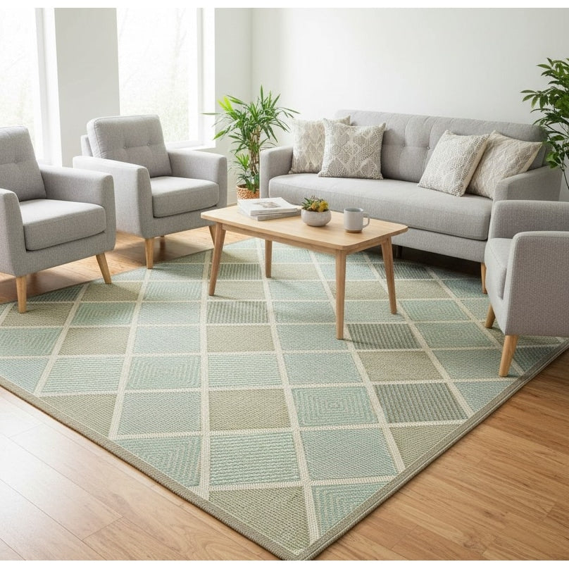 Samantha Dustin Multicolor Indoor Outdoor Area Rug 76 X 109