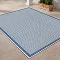 Samantha Kimberly Sand Blue Indoor Outdoor Area Rug 86 X 13