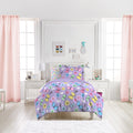 Dream Factory Sweet Butterfly 7 Piece Bed In A Bag With Sheet Set
