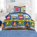 Dream Factory Under Construction Microfiber Bed In A Bag
