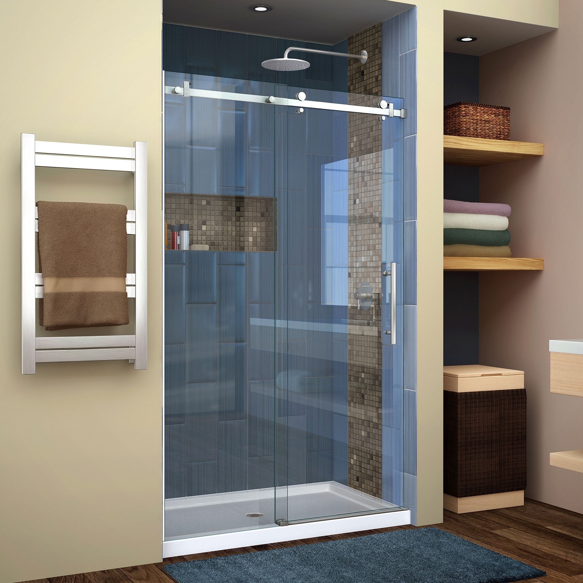 Dreamline Enigma Air 44 48 In. W X 76 In. H Frameless Sliding Shower Door