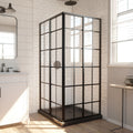 Dreamline French Corner 40 1 2 In. D X 40 1 2 In. W X 72 In. H Framed Sliding Shower Enclosure