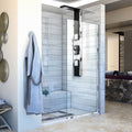 Dreamline Linea Single Panel Frameless Shower Screen 30 In. W X 72 In. H Open Entry Design