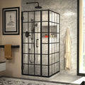 Dreamline Unidoor Toulon 34 In. D X 34 In. W X 72 In. H Frameless Hinged Shower Enclosure