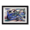 Dreaming Horse 1913 Franz Marc Custom Framed Print