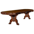 Dresden Dining Table With Two Encarved Pedestal Cherry Oak