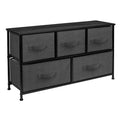 Storage Cube Dresser Black