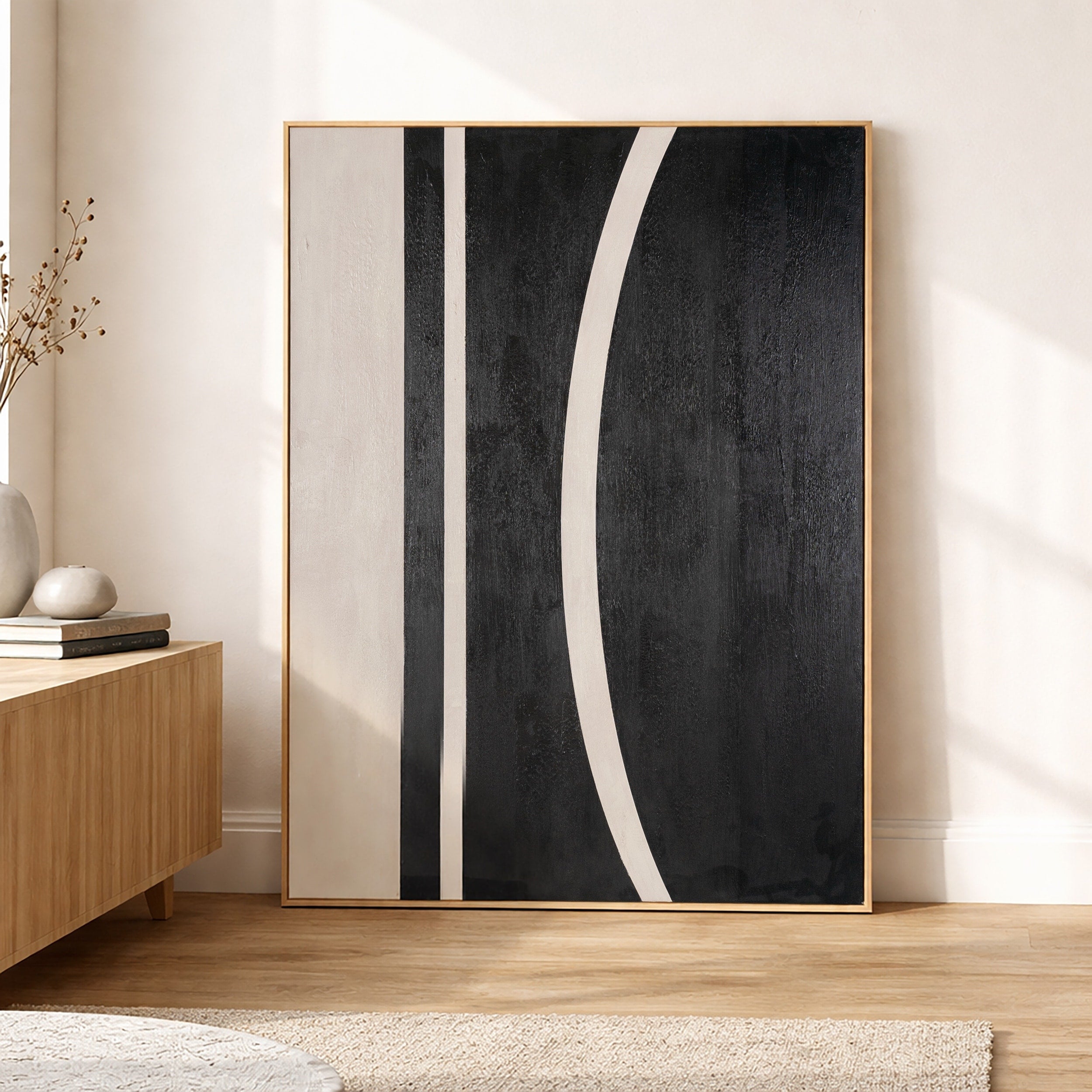 Drift Beyond Ii Hand Painted Canvas