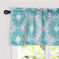 Driftaway Adrianne Pastel Damask Printed Window Valance