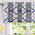 Carson Carrington Jarvenpaa Geo Trellis Pattern Window Valance