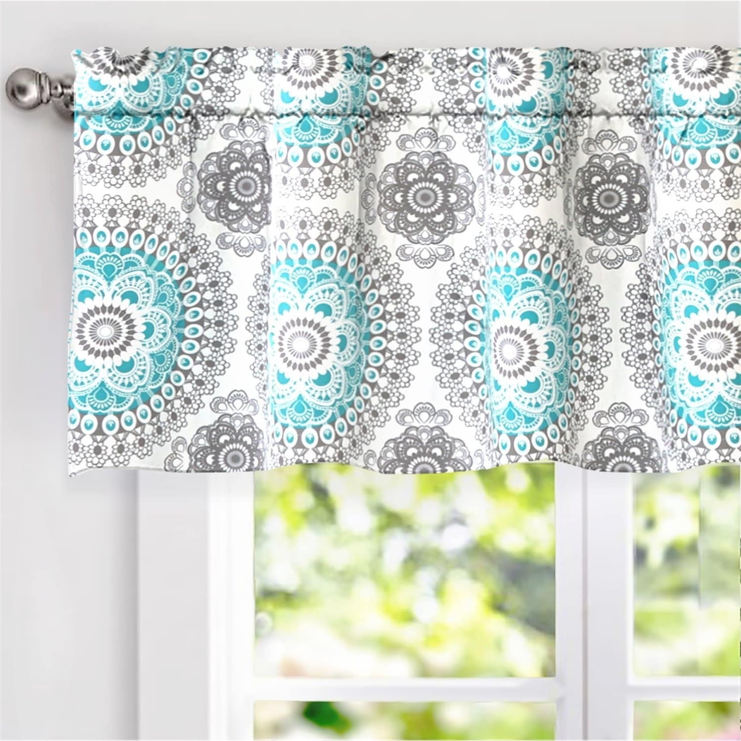 Driftaway Bella Medallion Window Curtain Valance
