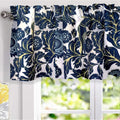 Driftaway Bird Tree Floral Lined Thermal Insulated Window Valance