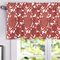 Driftaway Daisy Watercolor Blooming Flower Floral Lined Thermal Insulated Energy Saving Window Curtain Valance 52 X 18