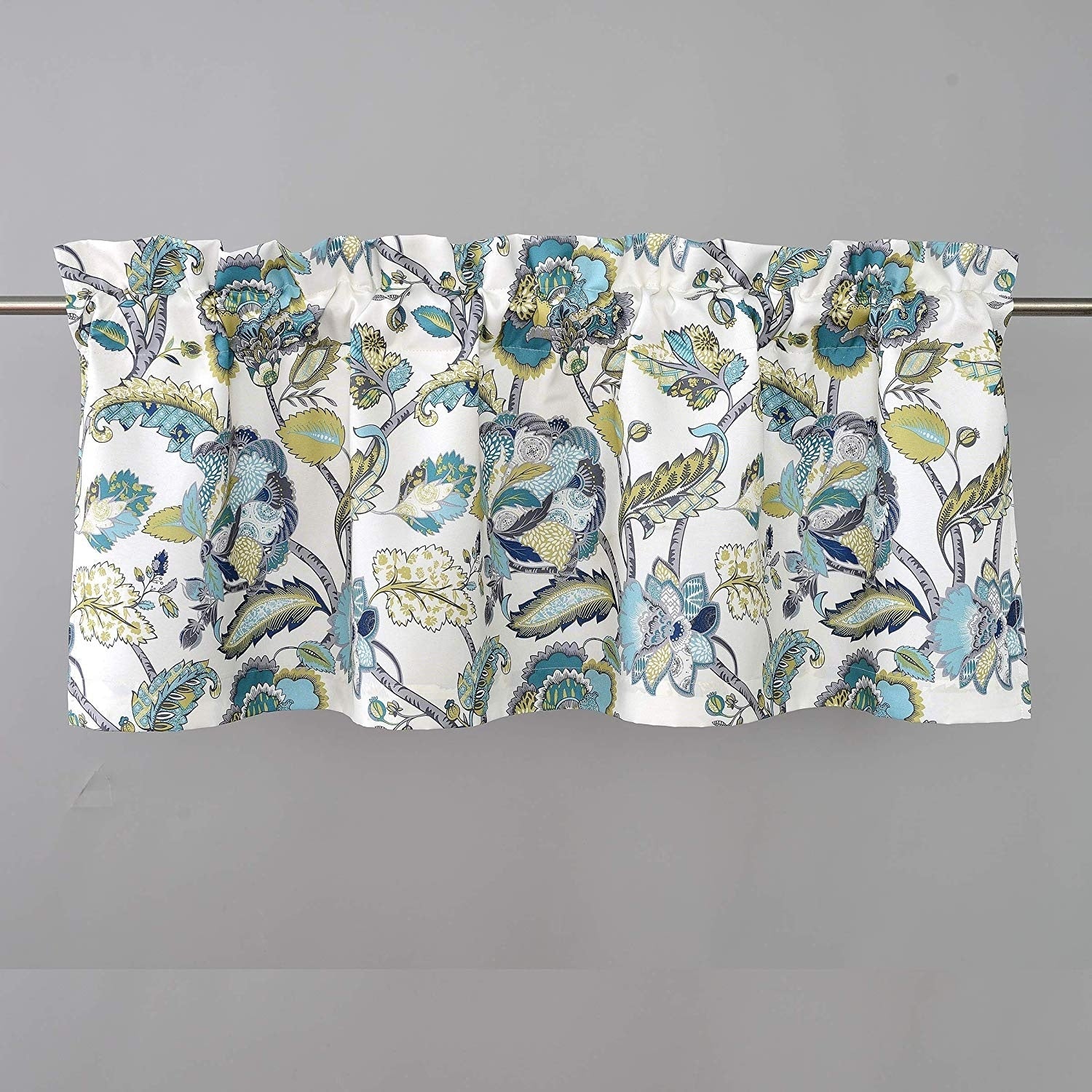 Driftaway Layla Classic America Style Floral Leaves Room Darkening Window Curtain Valance Rod Pocket Single