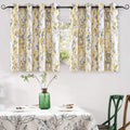 Driftaway Leah Floral Blossom Ink Painting Room Darkening Grommet Window Curtain Panel Pair