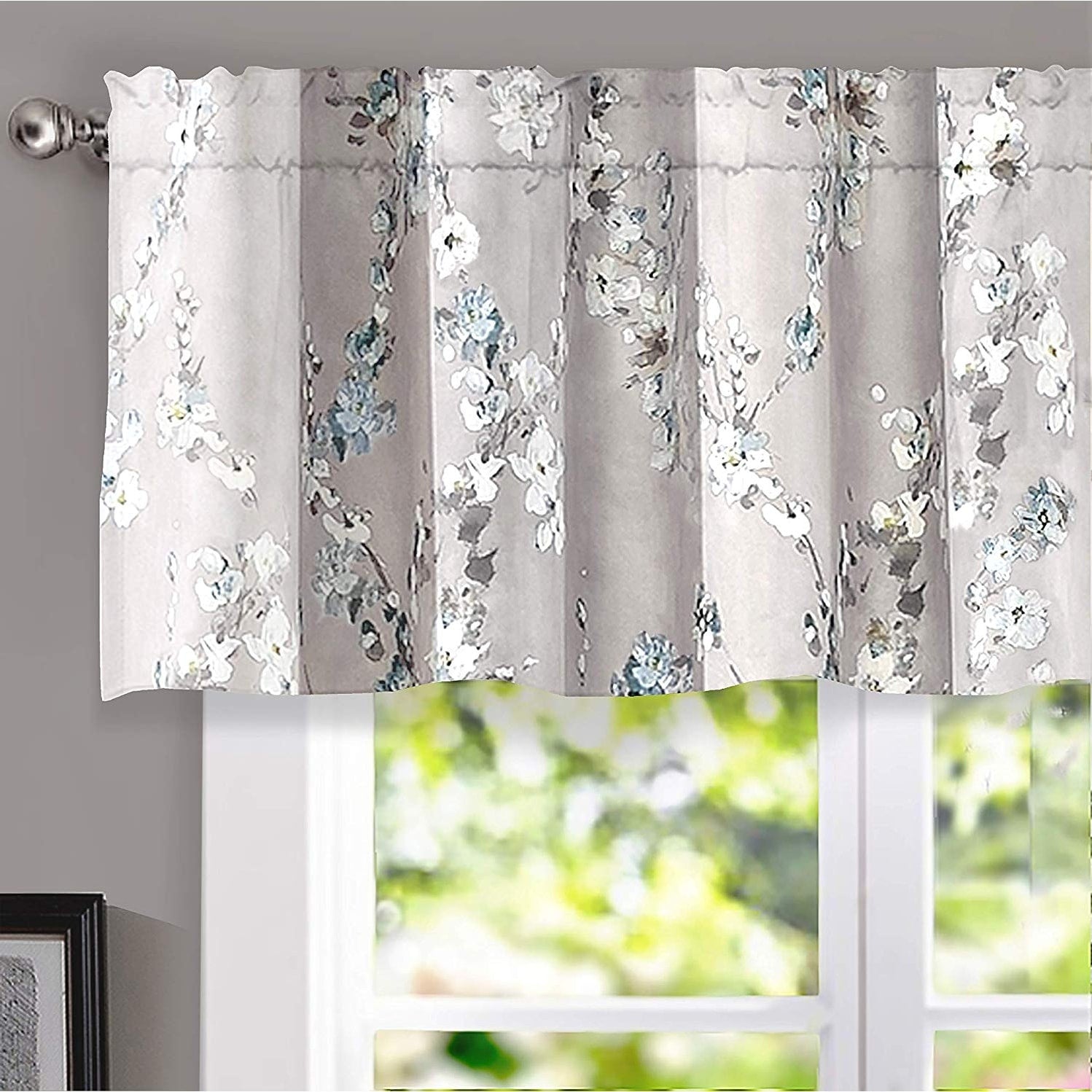 Driftaway Mackenzie Floral Pattern Window Valance
