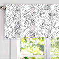 Carson Carrington Tappet Sketch Pattern Lined Window Valance