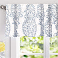 Driftaway Samantha Floral Damask Medallion Pattern Valance Rod Pocket