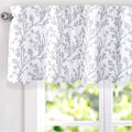 Driftaway Sarah Floral Tree Branch Pattern Blackout Window Curtain Valance 52 Width X 18 Length