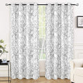 Porch Den Pagosa Tree Branch Grommet Window Curtain Panel Pair