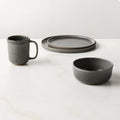 Drift Grey Serving Bowl with Reactive Glaze