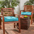 Havenside Home Driftwood 20 Inch Outdoor Solid Chair Cushion Set Of 2 20L X 20W