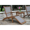 Havenside Home Eilana Grey Wicker And Eucalyptus Lounge Chair With Built In Ottoman