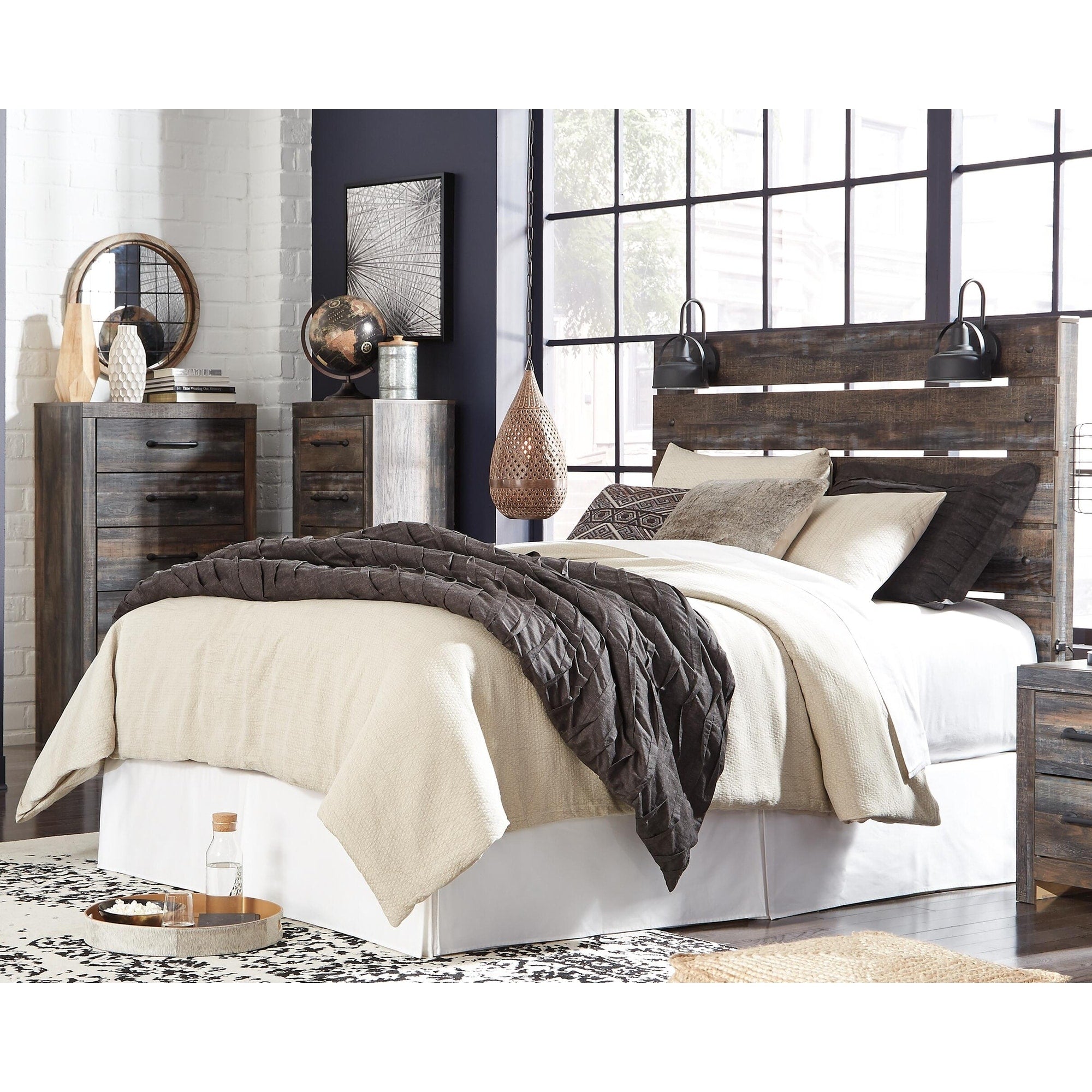 Drystan Queen Panel Headboard Multi