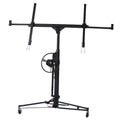 Drywall Panel Hoist Drywall Lift Rolling Panel Hoist Jack Lifter 16Ft Black Color